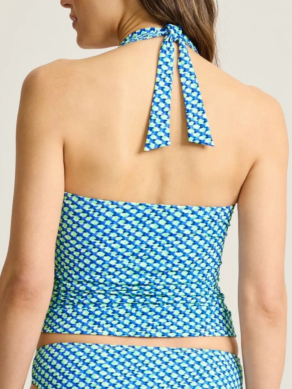 Tommy Bahama Palm Modern Mosaic Pool Ring Tankini Top